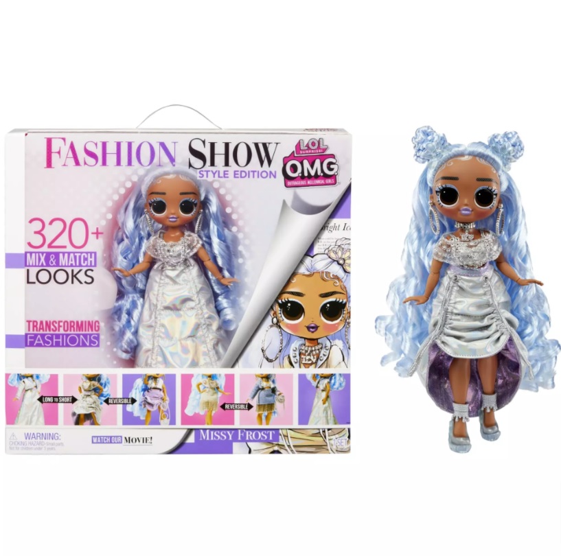 MGA LOL SURPRISE O.M.G. Fashion Show Style Edition Missy Frost Fashion Doll with 320+ looks