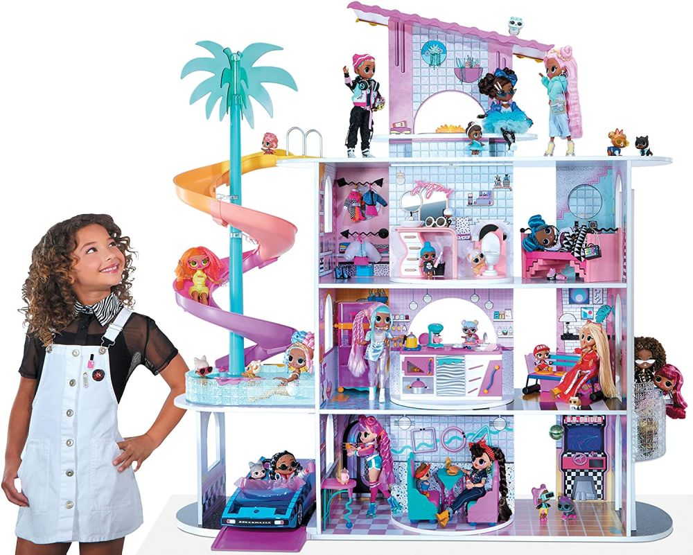 MGA LOL Surprise OMG House of Surprises with 85+ Surprises Интерактивный кукольный дом