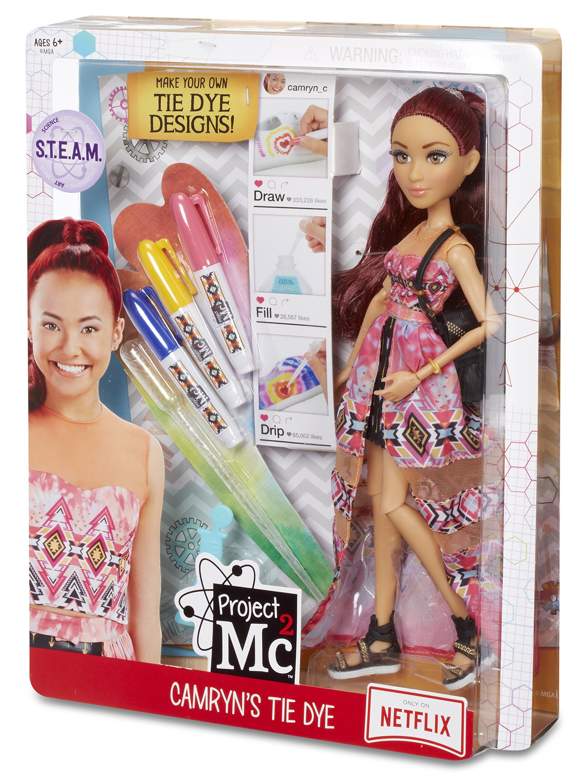 MGA Project MC2 Camryn's Tie Dye Toy кукла 545132