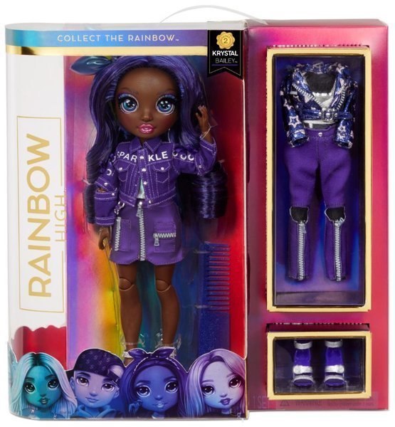 MGA Rainbow high fashion doll Krystal Bailey Indigo кукла