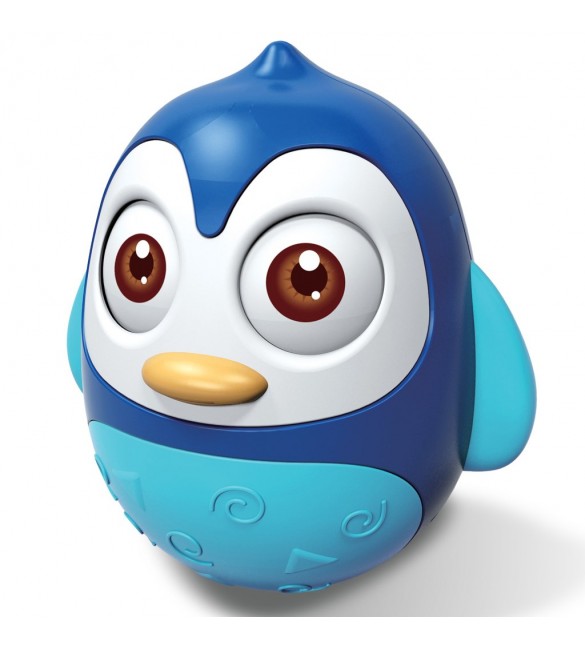 Неваляшка BabyMix Rolly-Polly PENGUIN blue 40055