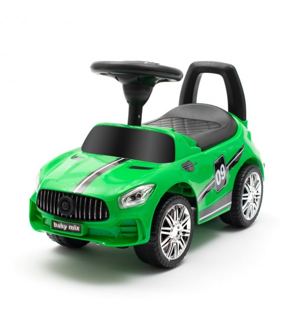 Машинка Каталка со звуковым сигналом BabyMix RACER green 45833