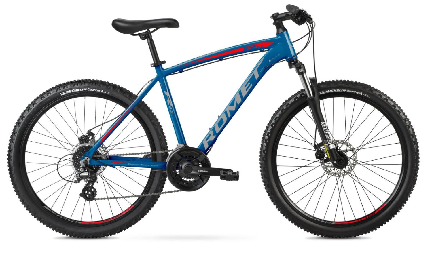 Велосипед Romet Rambler R6.3 26" 18L blue/red