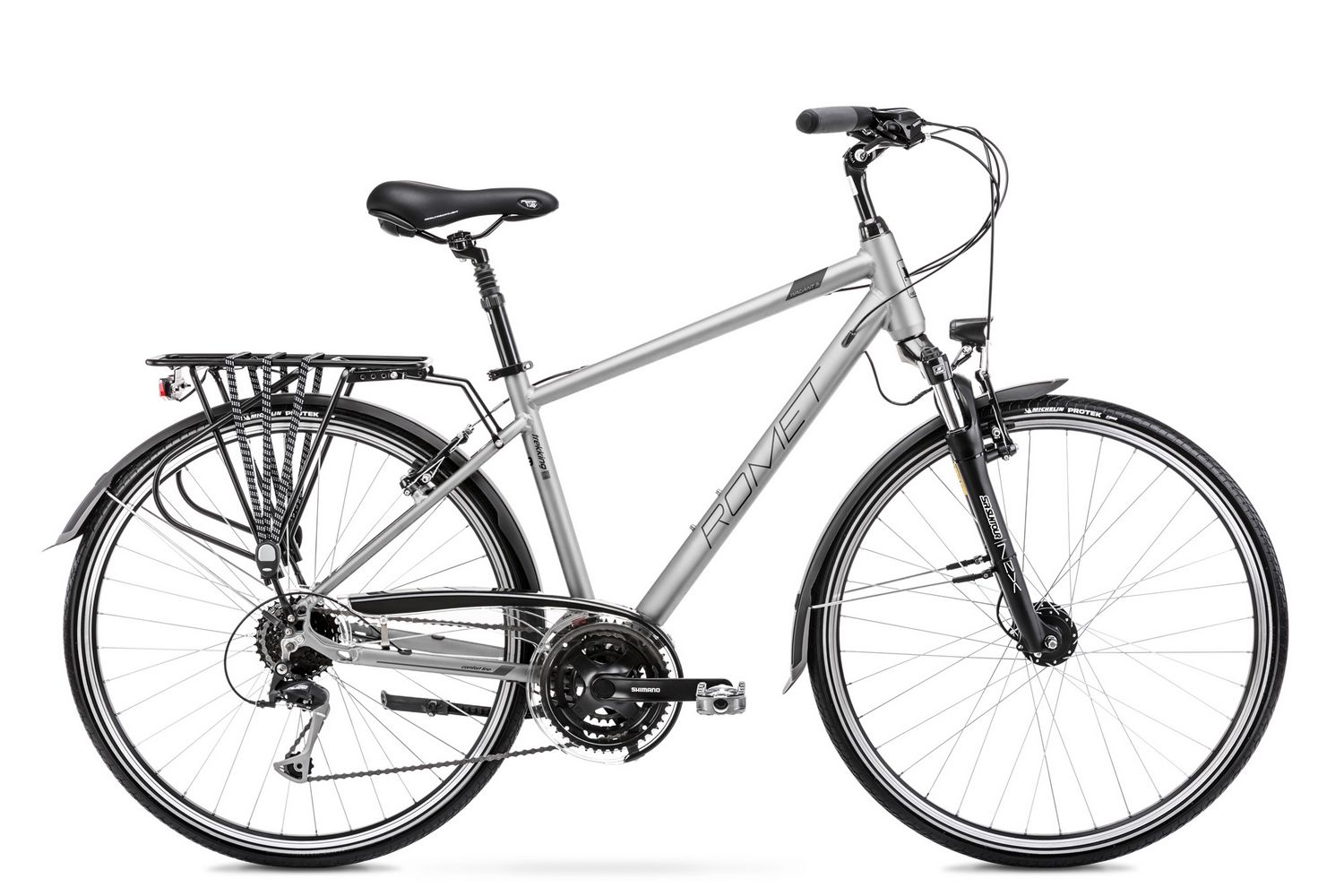 Велосипед Romet Wagant 5 28" M Silver graphite