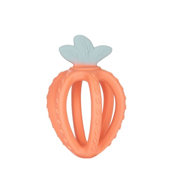 Прорезыватель для зубов Cенсорный 3D Canpol Babies STRAWBERRY orange 80/400