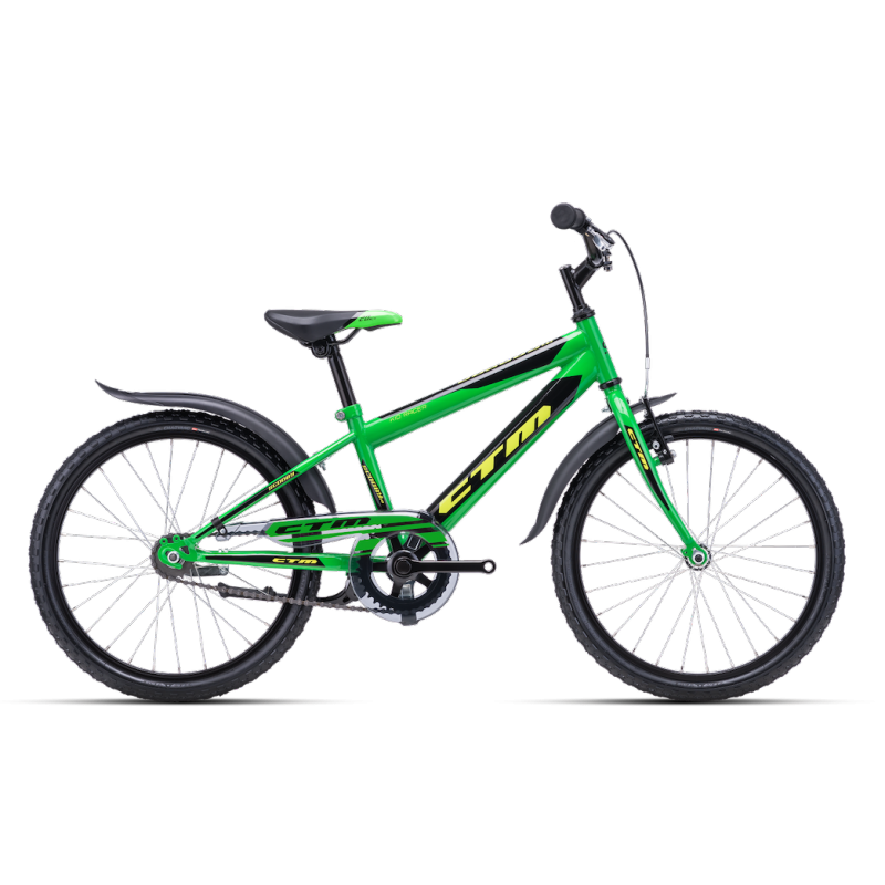 Детский двухколесный велосипед CTM Scooby 1.0 Green 20 дюймов