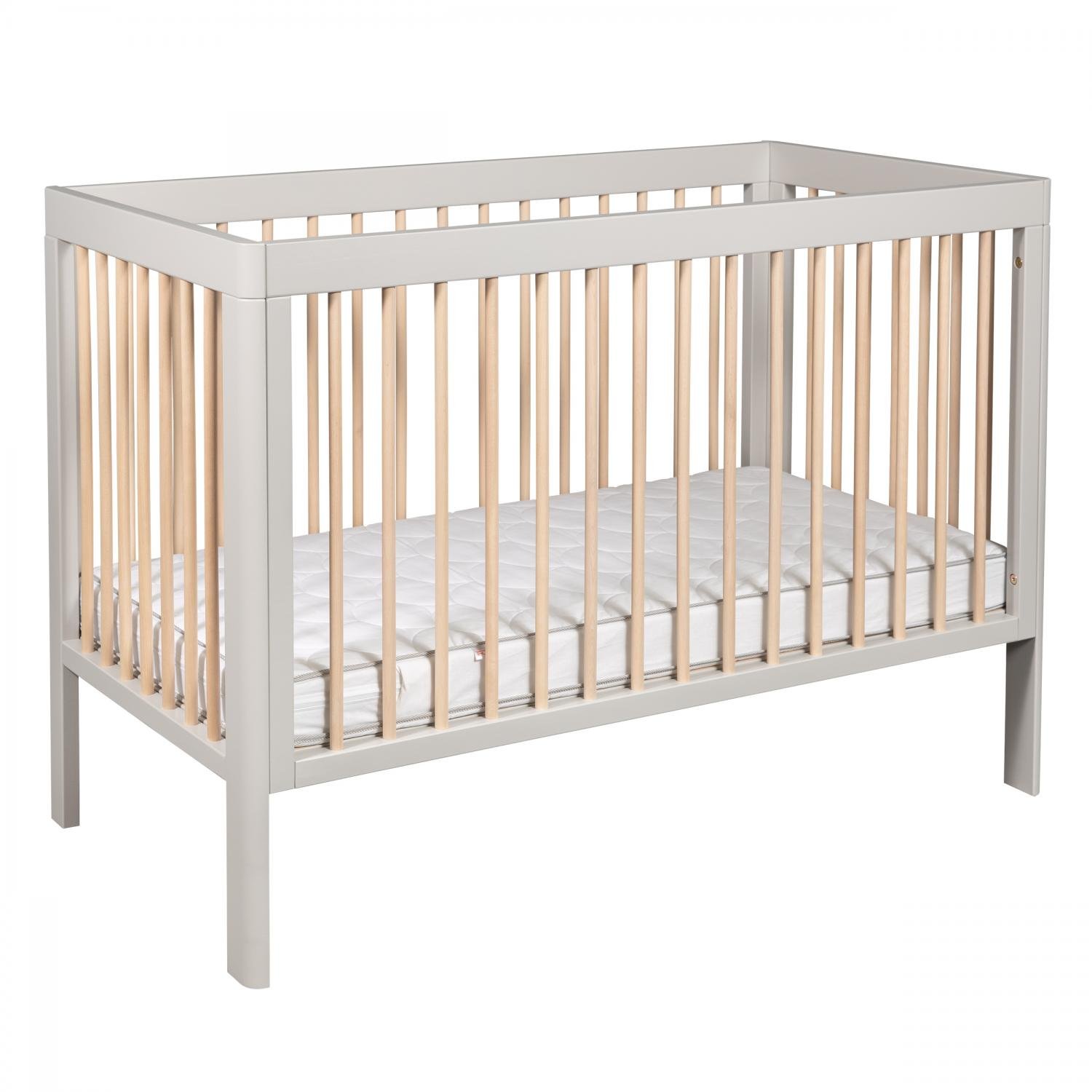 Детская кроватка TROLL Lukas Duo SoftGrey/wax COT-LU0514-SFG/WAX