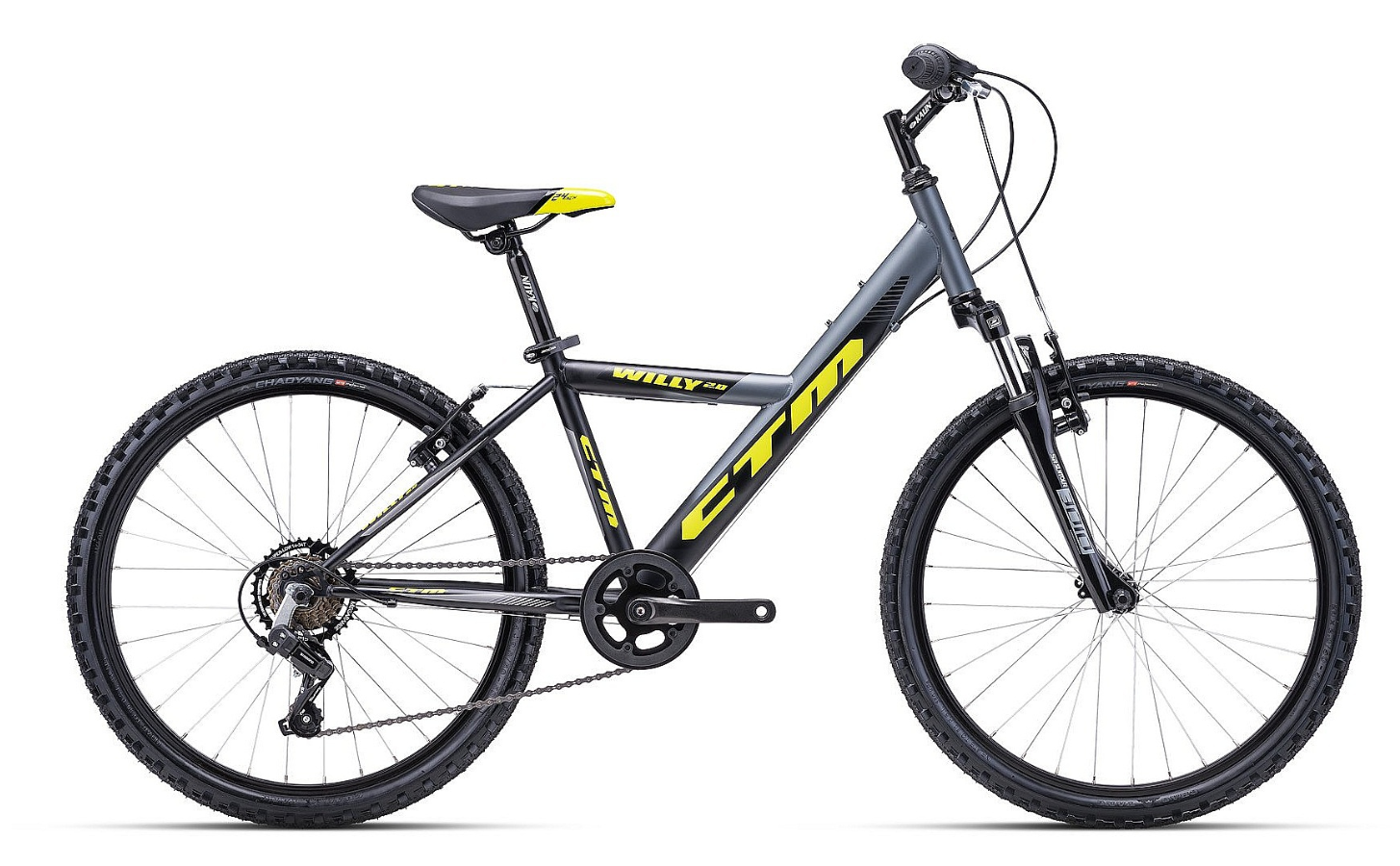 Детский велосипед CTM Willy 2.0 Yellow black 24 дюймa