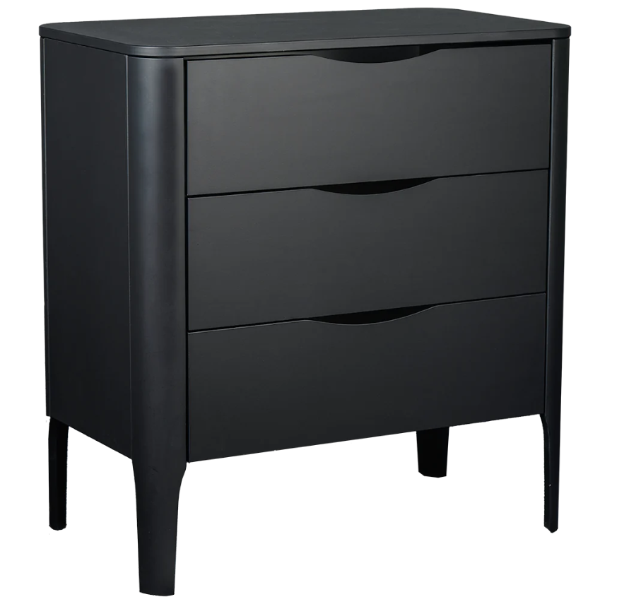 Комод TROLL Wave Black Satin DRS-WA0644-BS