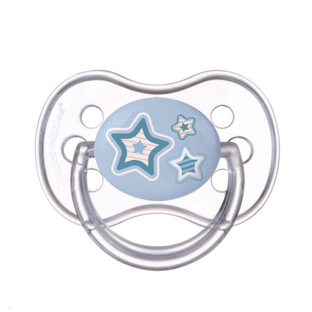 Пустышка NEWBORN симметричная 6-18 m 22/581 blue