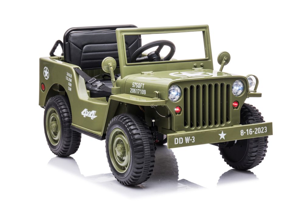 Одноместный электромобиль JH-103 Olive Green 4x4
