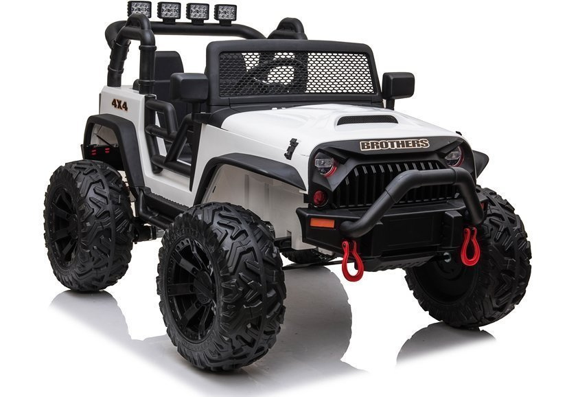 Двухместный детский электромобиль Jeep JC666 White
