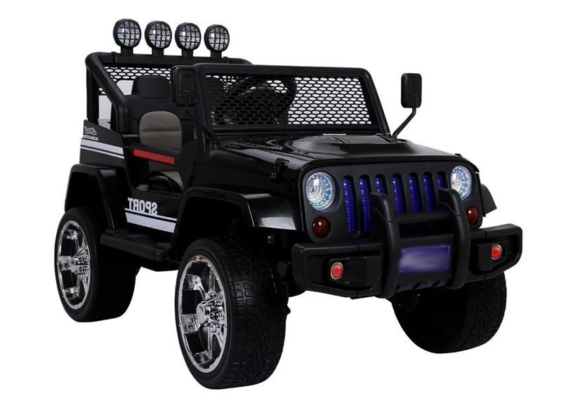 Двухместный детский электромобиль Jeep S2388 Black