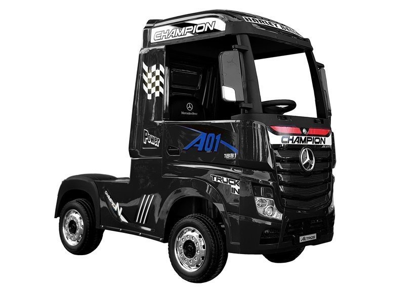 Детский электромобиль Mercedes Actros Black Painted MP4