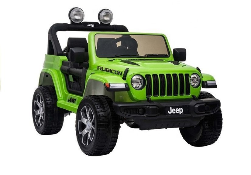 Двухместный детский электромобиль Jeep Rubicon 4x4 Green