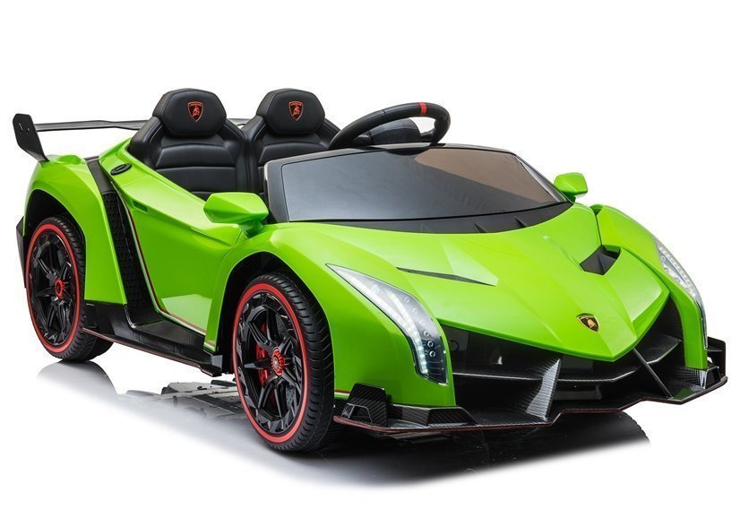 Электрический спортивный автомобиль для детей Lamborghini Veneno Green