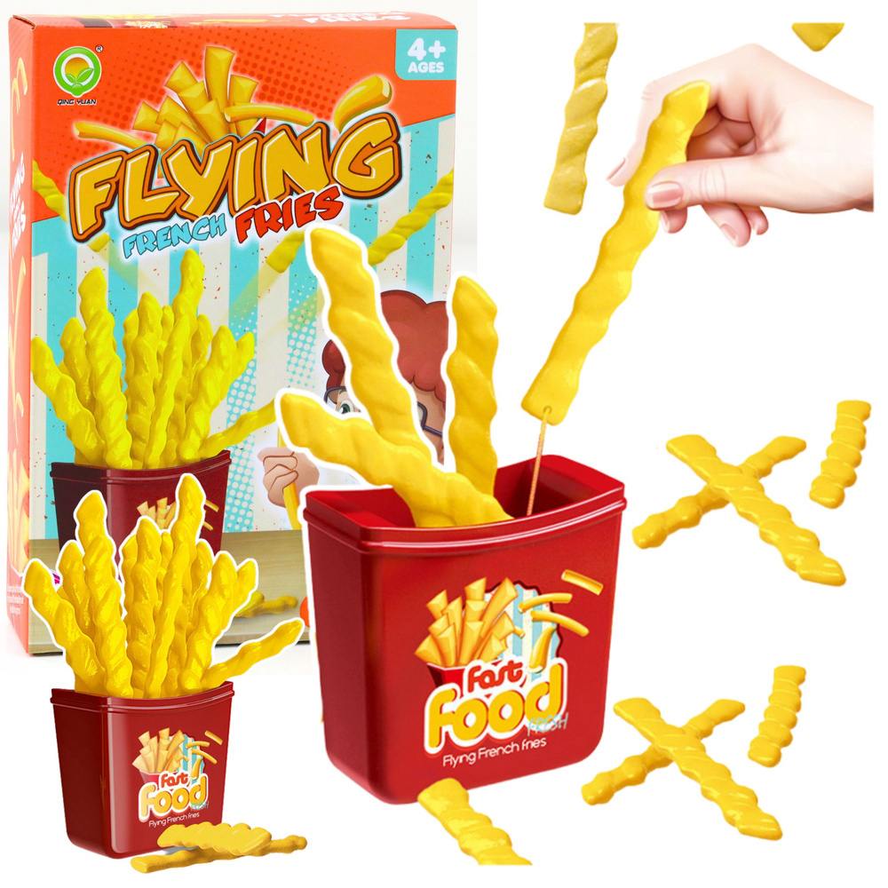 Family Arcade Game Pop Flying Curly Fries