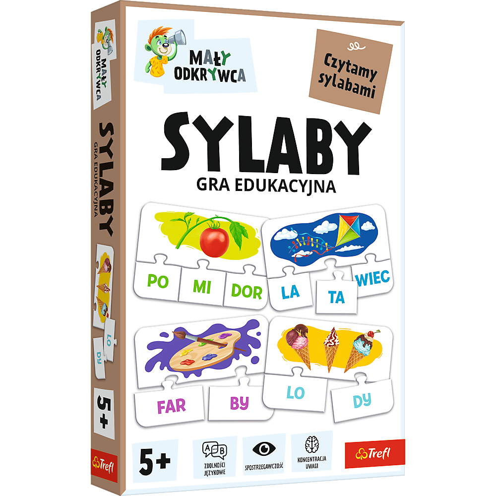 GAME - Syllables / Little Explorer Trefl 02813