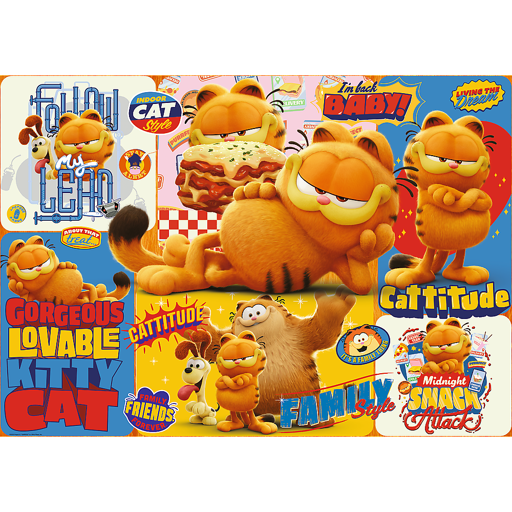Puzzle - 1000 - Garfield's Adventures - Garfield Trefl 10935