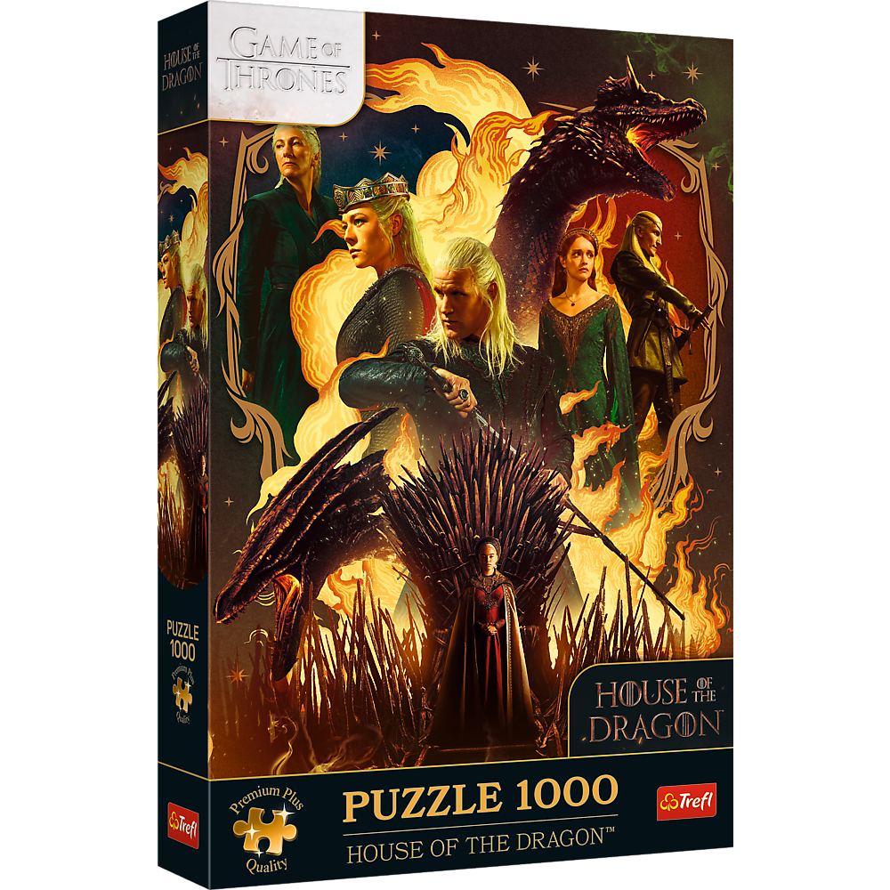 Puzzle - 1000 Premium Plus - Dragon's Kin Trefl 12068