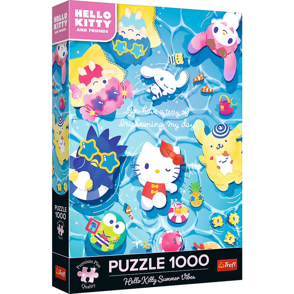 Puzzle - 1000 Premium Plus - Hello Kitty Summer Relaxation Trefl 12067