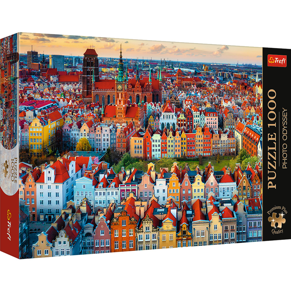 Puzzle - 1000 Premium Plus - View of Gdańsk, Poland Trefl 10856