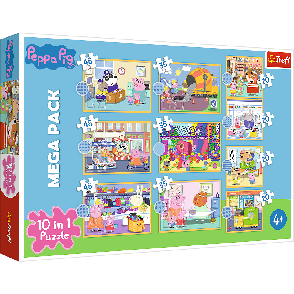 Puzzle - 10in1 - Meet Peppa Pig / Peppa Pig 90383