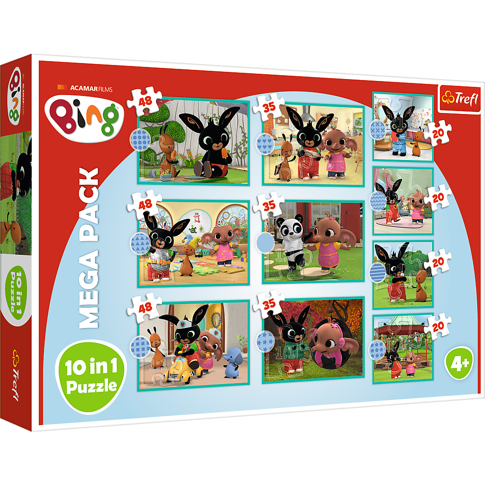 Puzzle - 10in1 - What does Bing do? / Acamar Films Bing 90393