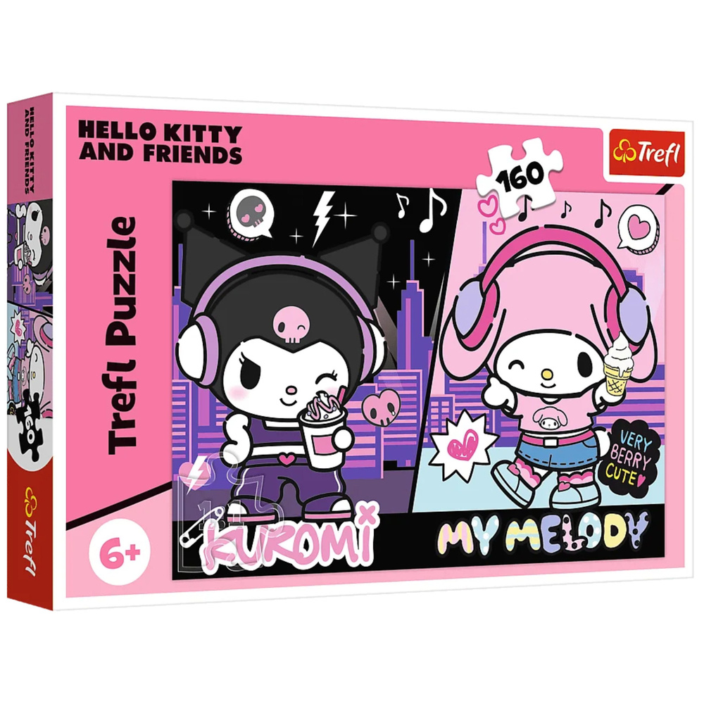 Puzzle - 160 - Kuromi rules - Hello Kitty Trefl 15430