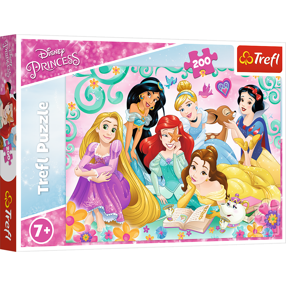 Puzzle - 200 - Joyful world of princesses - Disney Princess Trefl 13268