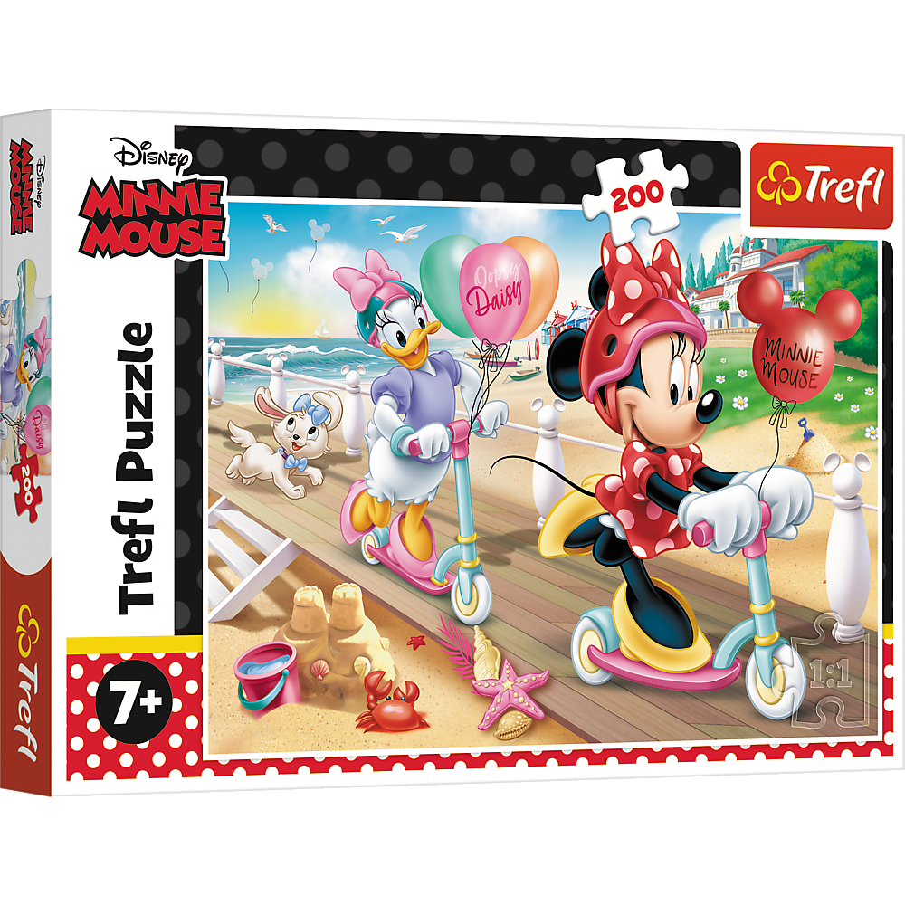 Puzzle - 200 - Minnie on the beach - Disney Minnie Trefl 13262