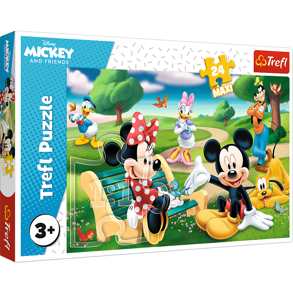 Puzzle - 24Maxi - Mickey Mouse with friends - Disney Standard Characters Trefl 14344