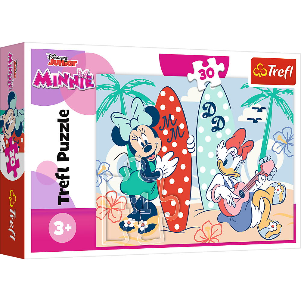 Puzzle – 30 – Colorful Minnie – Disney Minnie Trefl 18302