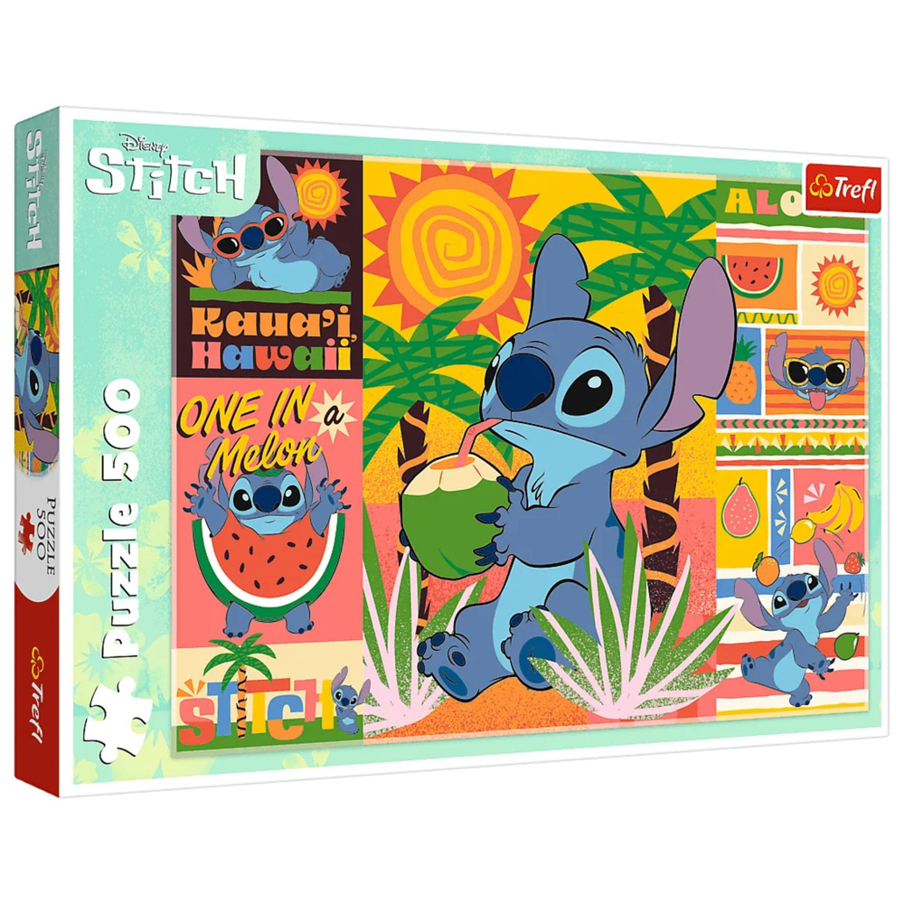 Puzzle - 500 - Holidays with Stitch Disney Lilo&Stitch Trefl 37483
