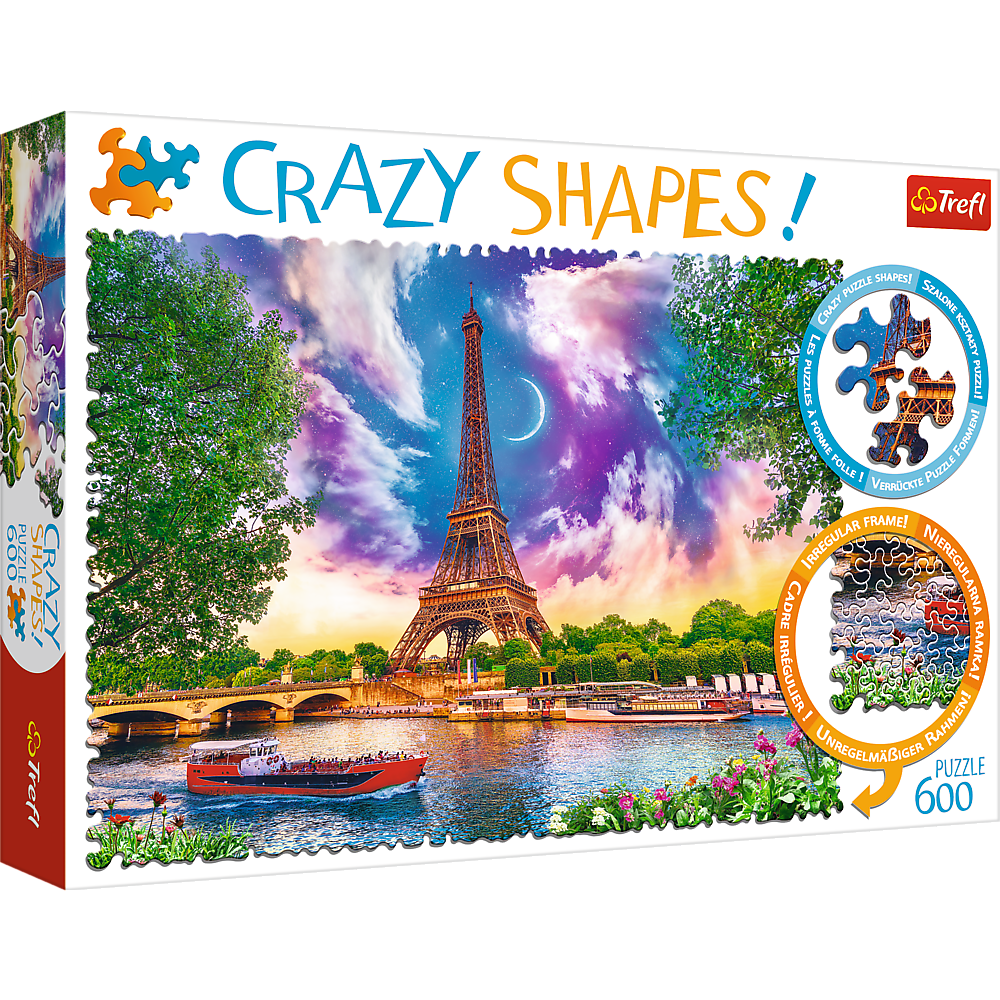 Puzzle - 600 Crazy Shapes - Sky over Paris 11115