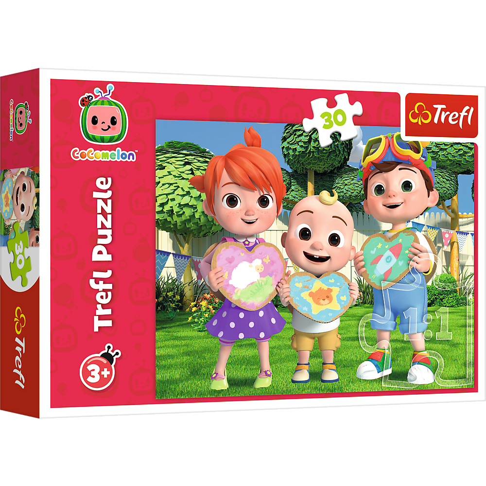 Puzzle - "30" - Cocomelon, Let's play together! Trefl 18295