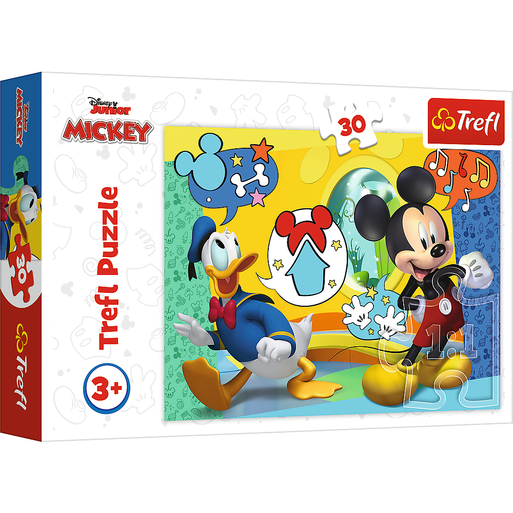Puzzle - "30" - Mickey Mouse and the Merry House Trefl 18289