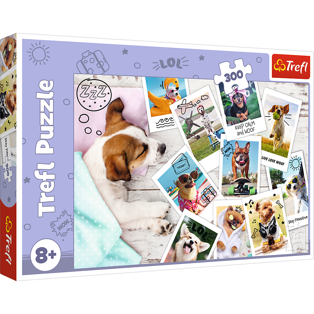 Puzzle - "300" - Holiday photos / Trefl 23003