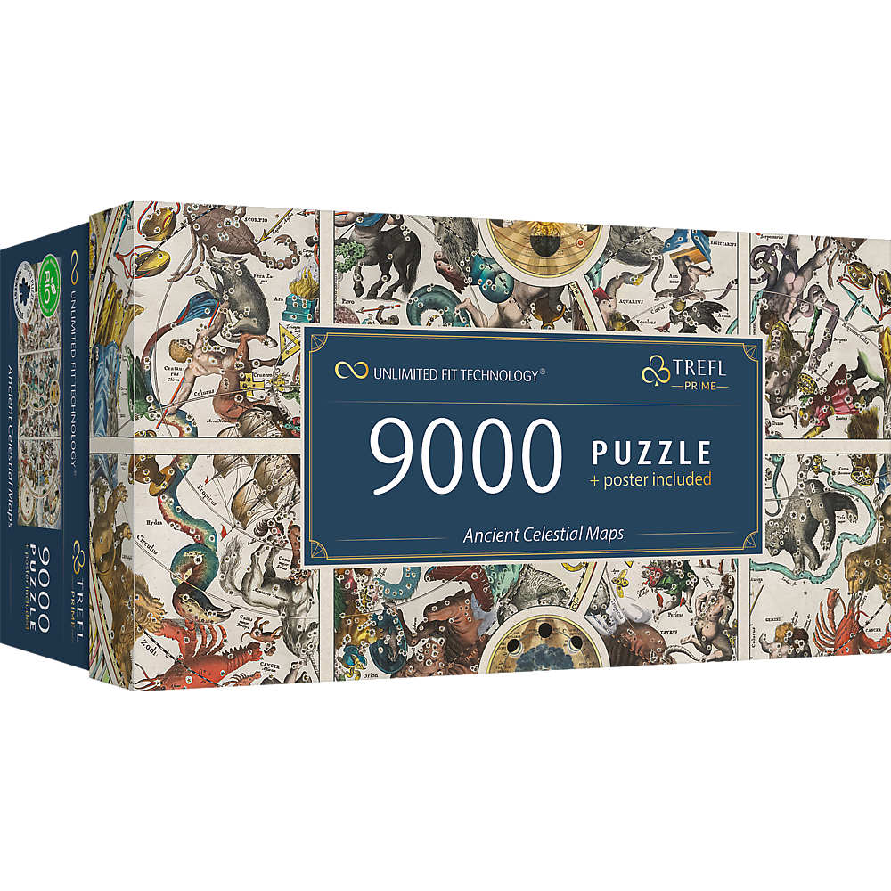 Puzzle - "9000 UFT" - Ancient Celestial Maps Trefl 81031
