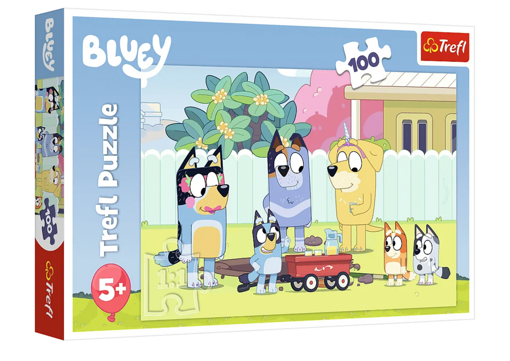 Puzzle 100pcs. Bluey's Merry World Trefl 16471