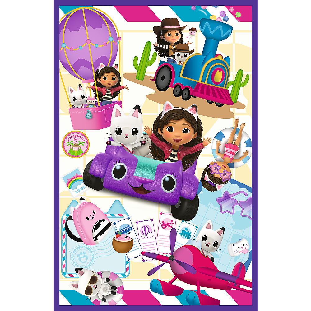 Puzzle 3x80 - Colorful Days of Gabby Trefl 34882
