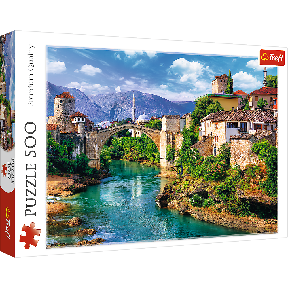 Puzzle 500 pcs. Old Bridge in Mostar, Bosnia and Herzegovina Trefl 37333