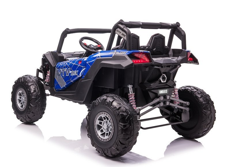 Двухместный детский электромобиль Багги UTV-MX Blue Spider Painted