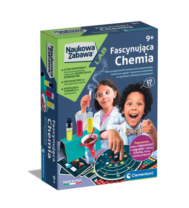 Scientific Fun Fascinating Chemistry Experiments Kit Clementoni 50699