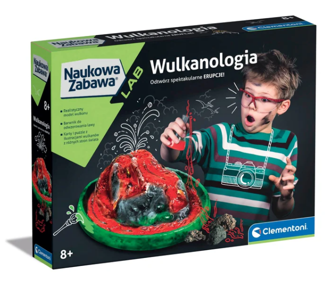 Scientific Fun Volcanology Science Kit Clementoni 50893