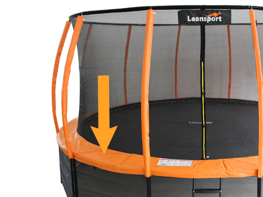 Пружинный защитный чехол для батута LEAN SPORT BEST 427 см(14ft)