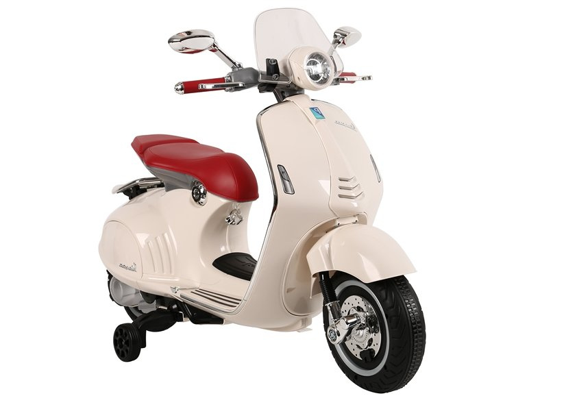 Детский электромотоцикл Vespa GTS 300 White