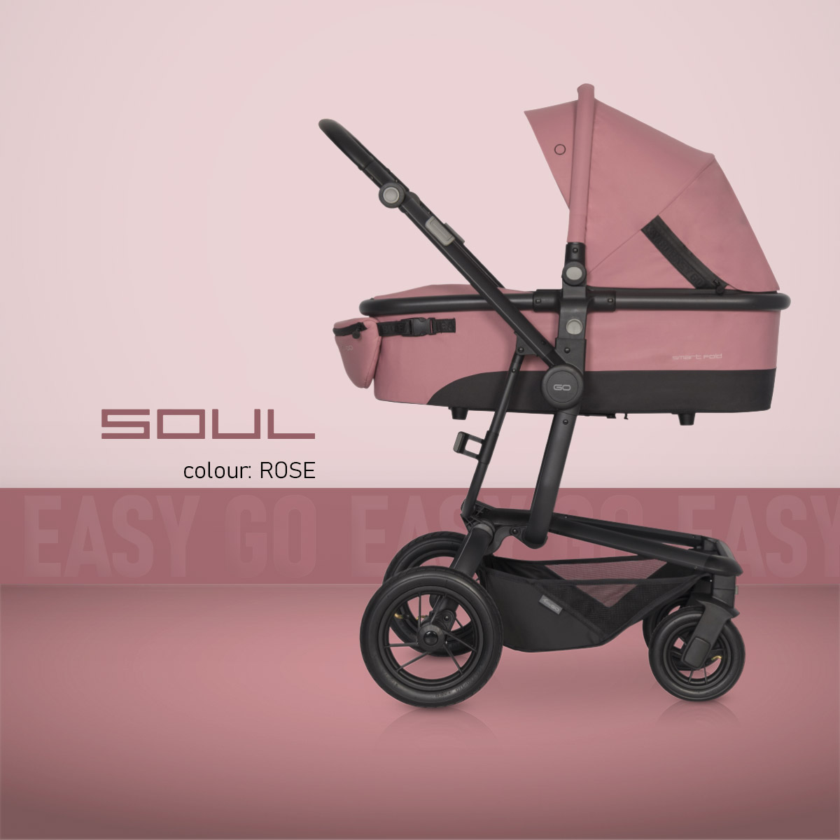 Wózek dziecięcy 1w1 Easygo Soul Rose