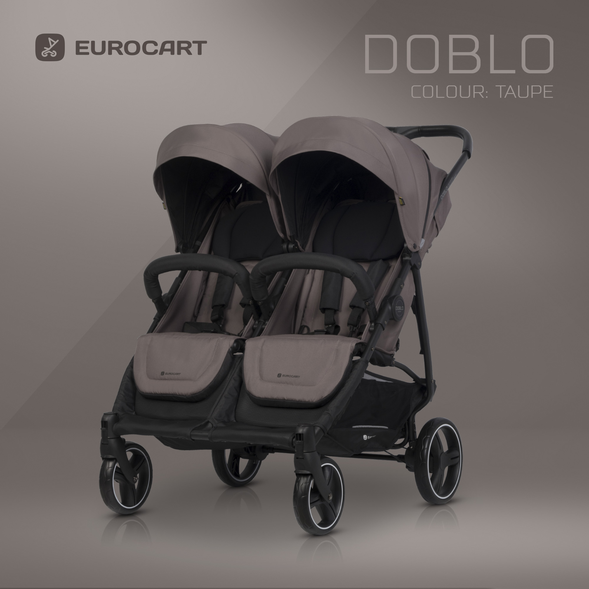 Wózek dziecięcy Euro-Cart Doblo Taupe