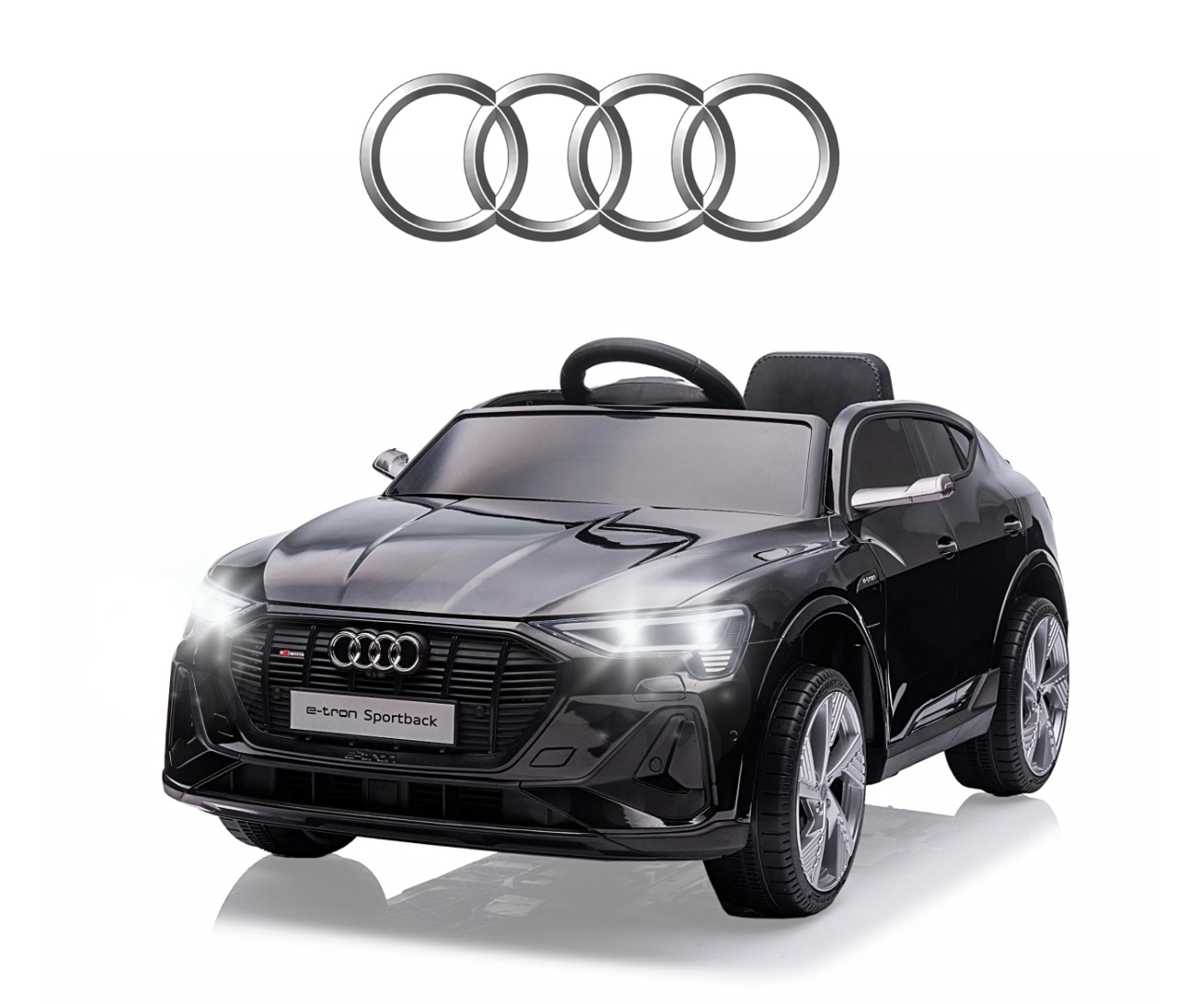 Детский электромобиль Audi E-Tron Sportback 4x4 Black